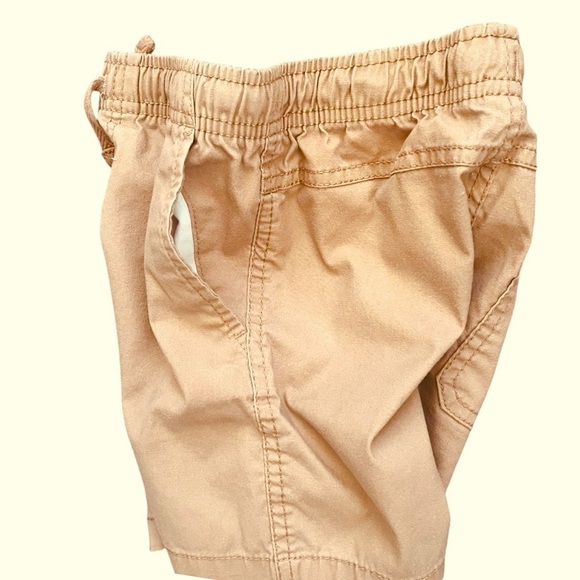 Wonder Nation casual school tan/beige drawstring shorts pockets elastic waist XS - Picture 5 of 9